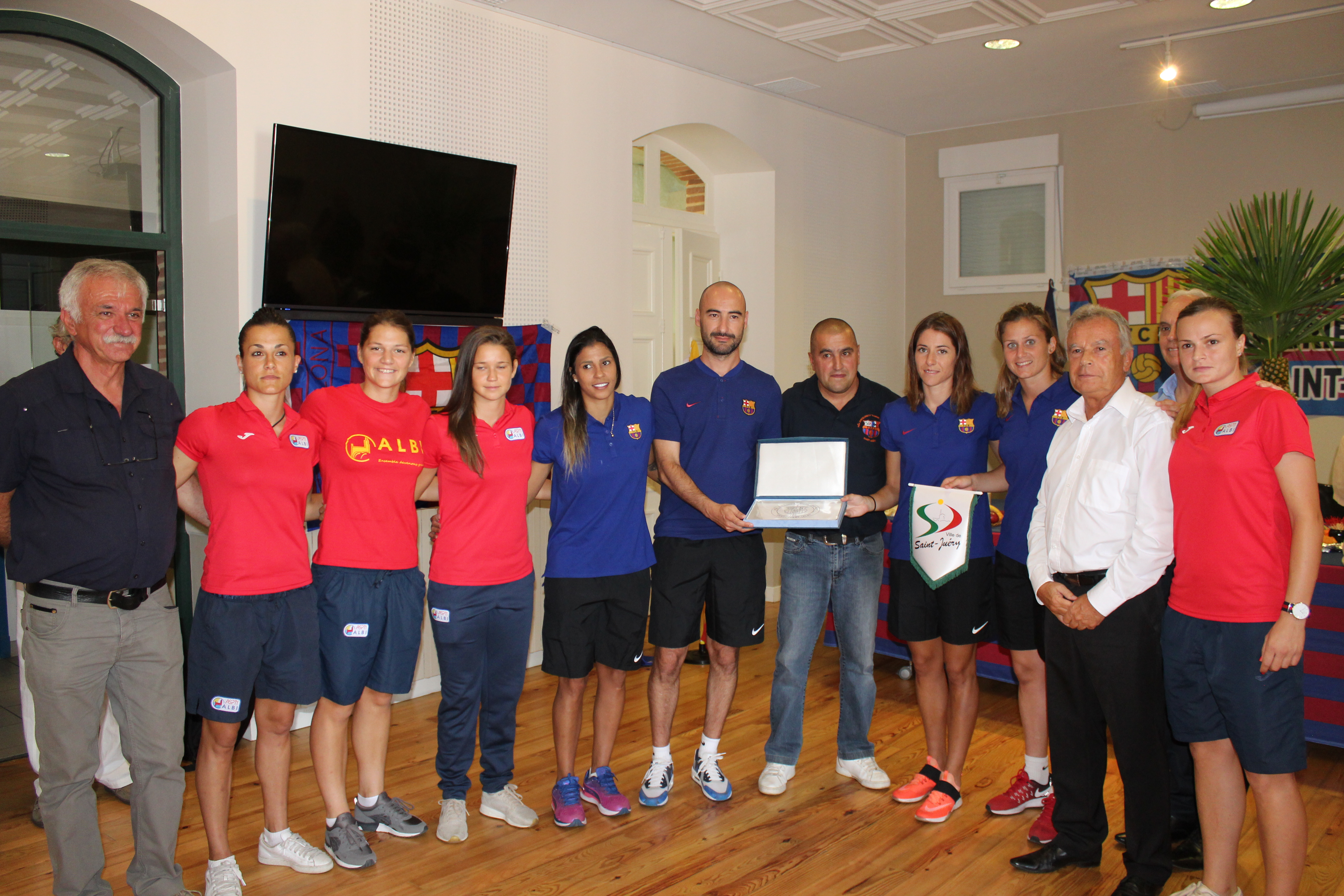 Réception équipe féminine